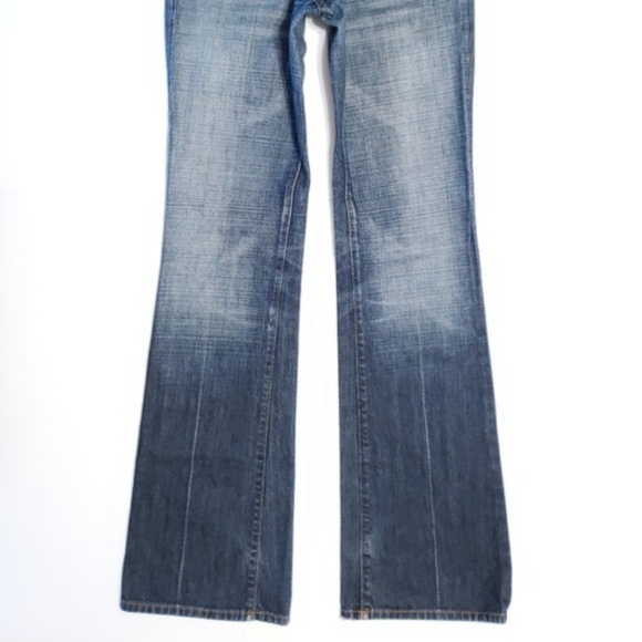 7 for all Mankind BOOT CUT Faded Dark Jeans 26 - Picture 6 of 8